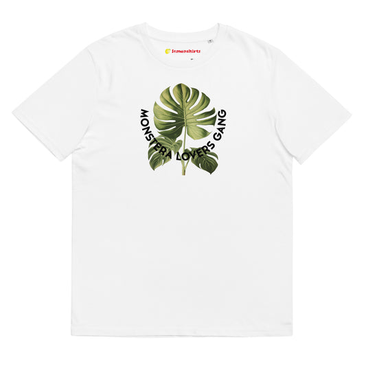 Monstera Lovers Gang - Unisex organic cotton t-shirt